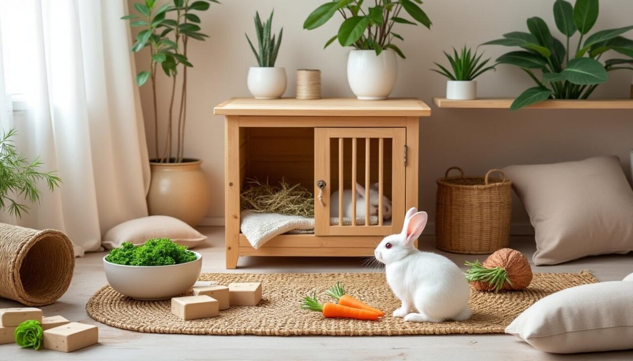 découvrez nos conseils pratiques pour aménager un espace sécurisé et confortable pour votre lapin, garantissant son bien-être au quotidien.