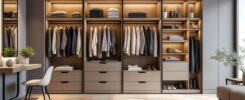 découvrez nos astuces pour aménager un dressing à la fois pratique et esthétique, alliant organisation optimale et design élégant.