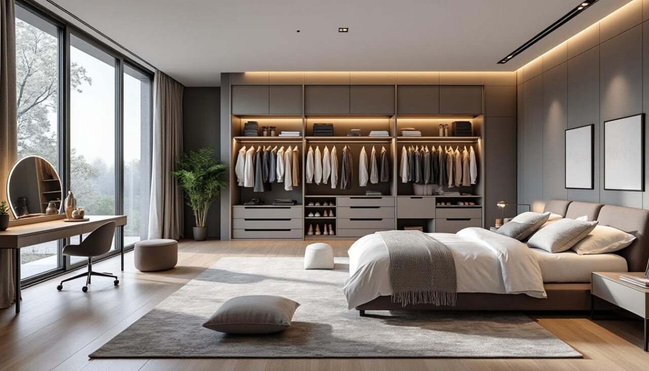 découvrez comment intégrer un dressing dans une chambre de manière pratique et élégante pour optimiser votre espace et créer un intérieur harmonieux.