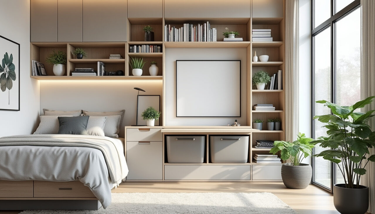 découvrez des idées de rangement créatives pour optimiser l'espace chez vous et gagner de la place facilement.