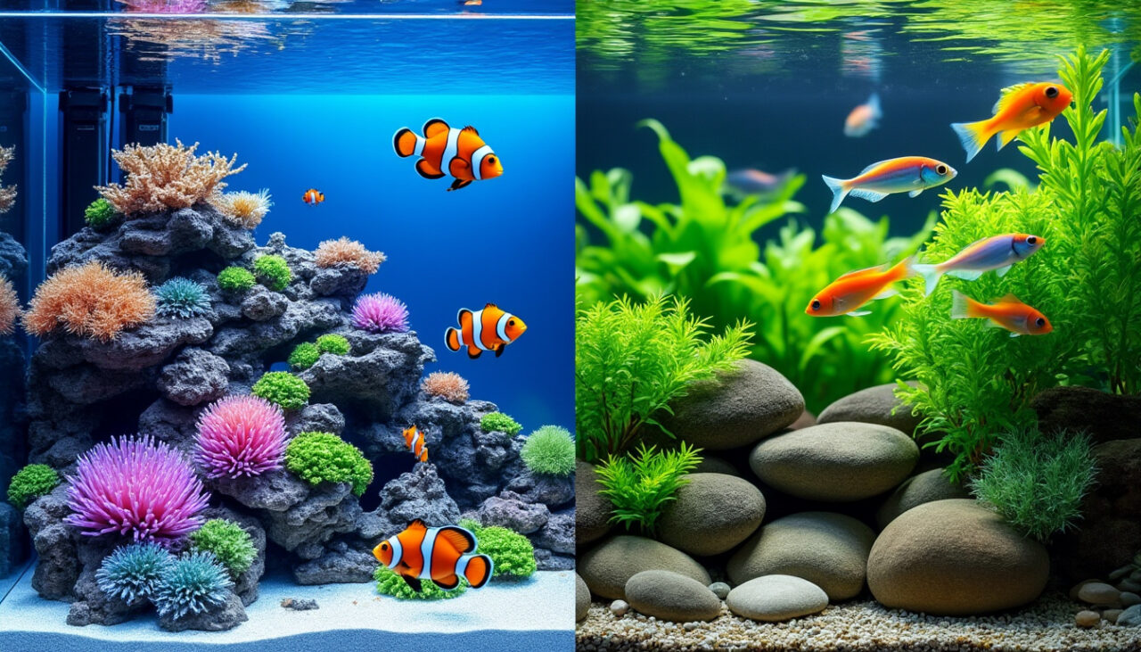 découvrez les principales différences entre les aquariums marins et d'eau douce, leurs spécificités, l'entretien nécessaire et les espèces adaptées à chaque type de milieu aquatique.